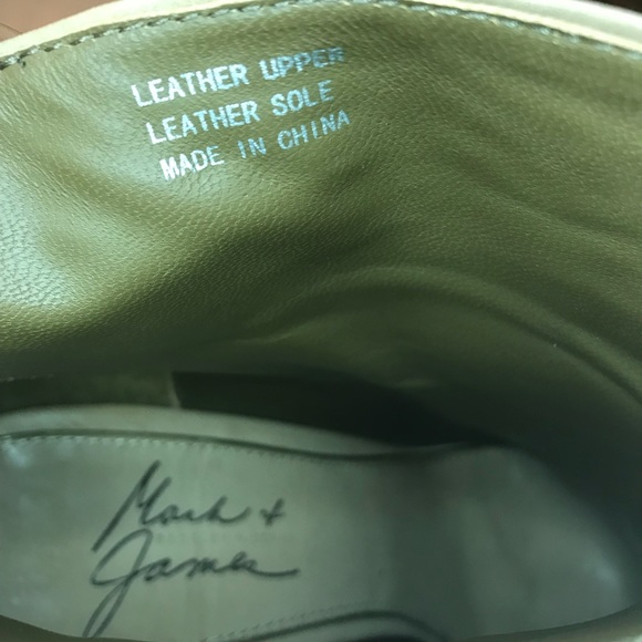 Badgley Mischka Fido Bronze Heeled Ankle Booties - Picture 5 of 8